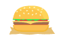 ハンバーガーの包み紙